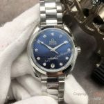 (VS Factory) Swiss Replica Omega Aqua Terra 150m Watch New Blue Dial